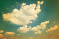 Vintage sky photo Royalty Free Stock Photo