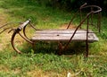 Vintage sled. iron Russian sledges