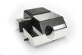 Vintage slides photography projector on a white