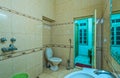 Vintage Small old bath room of Local Hotel Kota