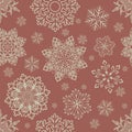 Vintage snowflake pattern.