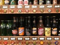 Vintage Soda Pop for Sale at a Cracker Barrell Gift Shop Royalty Free Stock Photo