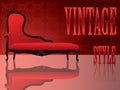 Vintage sofa Royalty Free Stock Photo