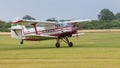 A vintage 1972 Soviet Antonov An-2P lands on airfield