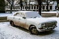 Soviet car in Tiraspol, Transnistria Pridnestrovie