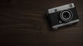 Vintage soviet compact photo camera Royalty Free Stock Photo