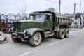 Vintage Soviet truck kraz 256 for working in cars