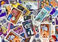 vintage space stamps
