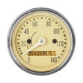 Vintage speedometer Royalty Free Stock Photo
