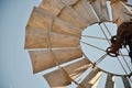 Vintage Spinning Windmill in a Cypriot Village.