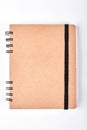 Vintage spiral notebook with binder. Royalty Free Stock Photo