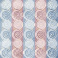 Vintage spiral seamless pattern