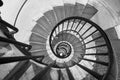 Vintage spiral staircase