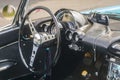 Vintage sport Chevrolet Corvette 1958 cockpit