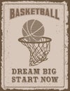 Vintage sport poster