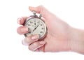 Vintage sport timer stop watch Royalty Free Stock Photo