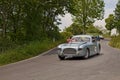 vintage sports car Cisitalia 202 SC berlinetta Pinin Farina (1948) in classic car race Mille Miglia Royalty Free Stock Photo