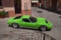 Vintage sports car Lamborghini Miura