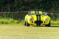 Vintage Sports Car Yellow Black Royalty Free Stock Photo