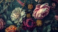 Vintage spring flowers Royalty Free Stock Photo