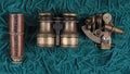 vintage spyglass , nautical accessories