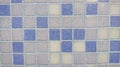 Vintage Square Pale Blue and Grey Tiles