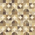 Vintage squared seamless pattern, vector abstract