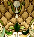 Vintage stained-glass window