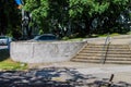 Vintage Stairs Detail Outside Outdoor Steps Detail Royalty Free Stock Photo