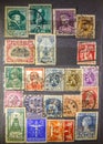 VINTAGE STAMP, BELGIQUE, FINE GRAFICS.