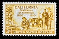 1950 3 Cent California Statehood Issue Centennial Stamp 997 - United States Post Office