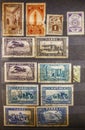 VINTAGE STAMP, MAROC, FINE GRAFICS.