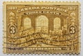 VINTAGE STAMP. CANADA three cents. 1917 Limited Series.