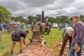 Vintage steam driven rock crusher.