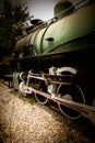 Vintage Steam engine locomotive train Royalty Free Stock Photo