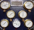 Vintage steam gauges