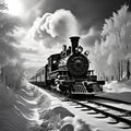 vintage steam locomotive Royalty Free Stock Photo