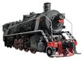 Vintage steam locomotive Royalty Free Stock Photo