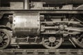 Vintage steam locomotive Royalty Free Stock Photo