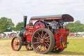 Vintage Steam Traction engine in a field Royalty Free Stock Photo