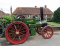 Vintage steam traction engine Royalty Free Stock Photo