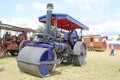 Vintage Steam traction engine roller Royalty Free Stock Photo