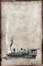 Vintage Steam Train Locomotive Background Paper