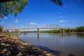 Vintage Steel Truss Bridge on the Illinois River Road