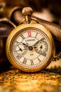 Antique pocket watch. Royalty Free Stock Photo