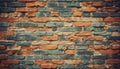 Vintage Stone Brick Wall Texture with Grunge Effect Royalty Free Stock Photo