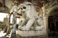 Vintage Stone Lion sculpture