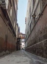 Vintage street in ancient City in Damascus Syrian