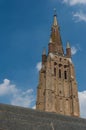 Vintage street in Bruges Belgium.Europe landscape panorama old town Royalty Free Stock Photo