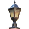 Vintage street lamp sconce, used in parks, streets and outdoor Royalty Free Stock Photo